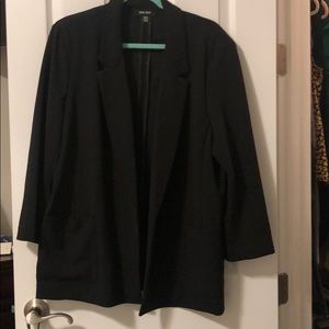 Black Nine West Black Blazer 3/4 Sleeve XL
